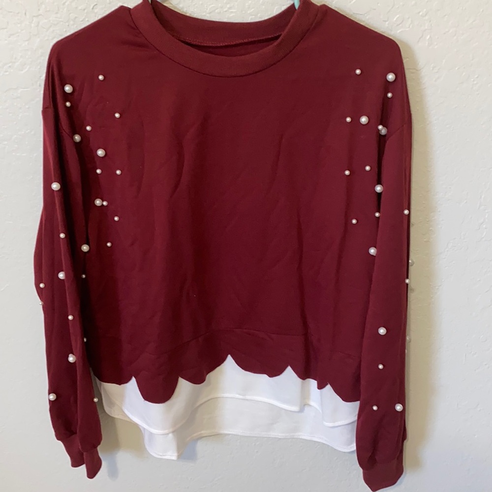 SHEIN women’s long sleeve sweater shirt (Size M)